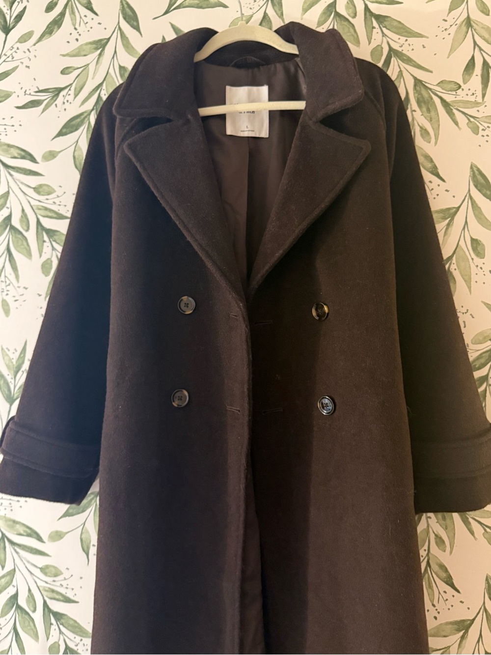 Abercrombie & Fitch Wool Blend Trench Coat